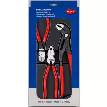 Knipex Zangenset Power-Pack, 3-teilig, poliert, Kunststoff