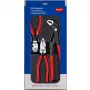 Knipex Zangenset Power-Pack, 3-teilig, poliert, Kunststoff