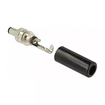 DeLOCK 89915 Kabelverbinder DC Schwarz Nickel 1,06 cm Außendurchmesser