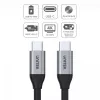 USB-C-zu-USB-C-Daten- und Ladekabel Unitek C14082ABK 1 m, USB 3.2 Gen 2 (10 Gbit/s), 100 W PD, Schwarz