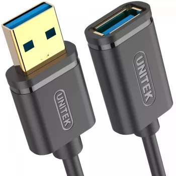 UNITEK Y-C457GBK USB-Kabel USB 3.2 Gen 1 (3.1 Gen 1) 1 m USB A Schwarz