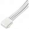 Netzteil-Verlängerungskabel SILVERSTONE EPS 12V 8‑pin (30 cm) weiß SST-PP07E-EPS8W-V2