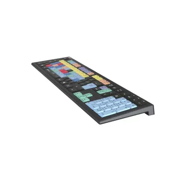 Tastatur Logickeyboard LKB-CBASE-A2PC-FR Universal USB AZERTY Französisch Schwarz