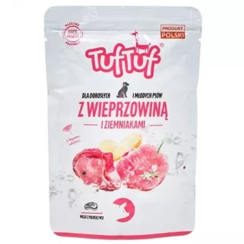 TUF TUF mit Schweinefleisch und Kartoffeln - Nassfutter für Hunde - 300g