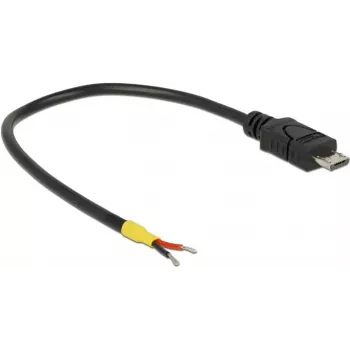 USB-Kabel DeLOCK 0,15 m Micro-USB B Schwarz