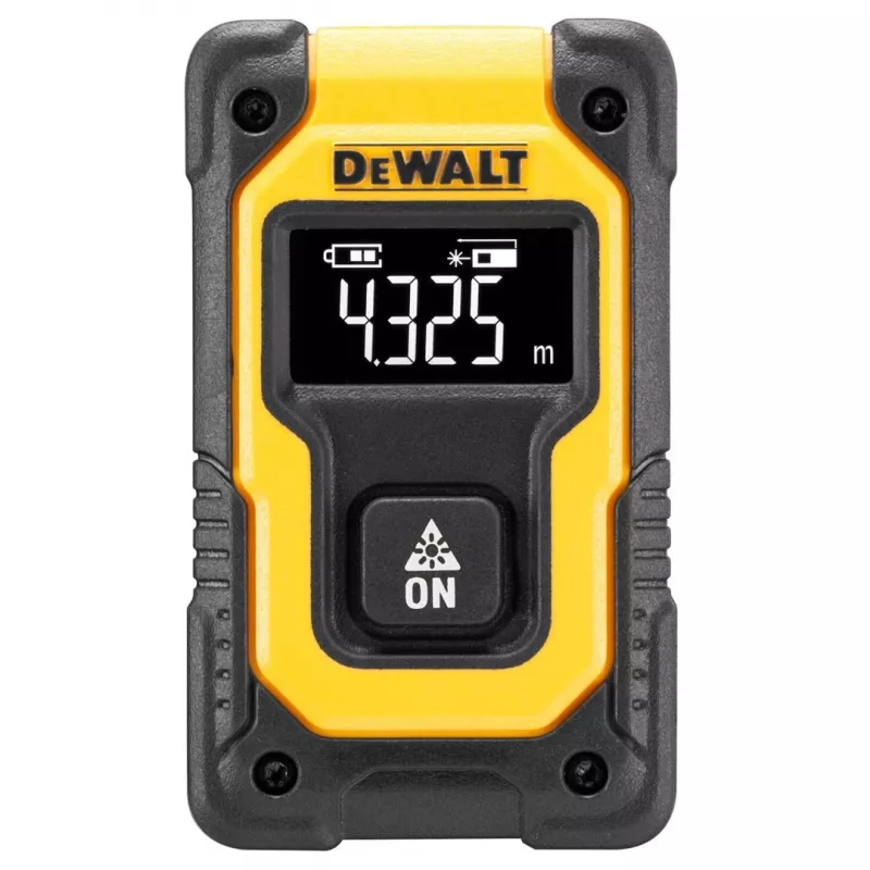 Laser-Entfernungsmesser DeWalt DW055PL-XJ, Reichweite 0–16 m, Genauigkeit ±6 mm, 3,7V-Akku, USB-Kabel