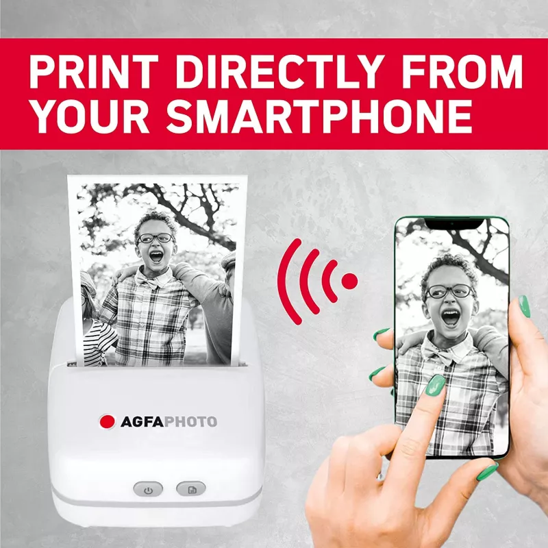Drucker AgfaPhoto Realpix Pocket P Thermal Weiß