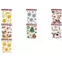 5x Sticker Sterne Silver (15110)