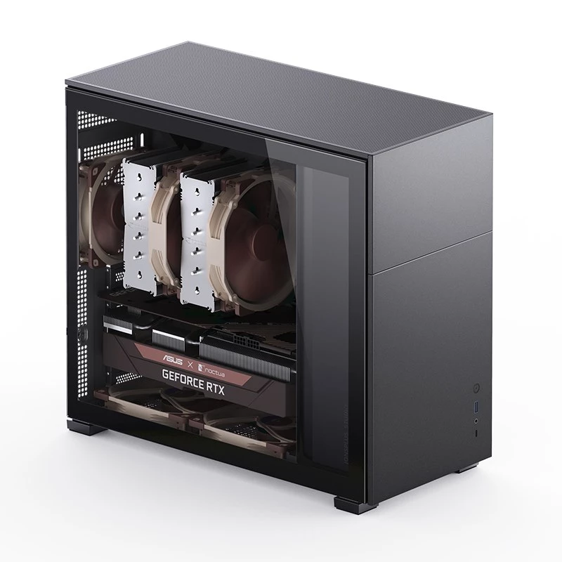 PC-Gehäuse Jonsbo D41 STD Midi Tower Schwarz