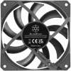 Gehäuselüfter SILVERSTONE SST-AS120B 120mm schwarz transparent, 3-Pin