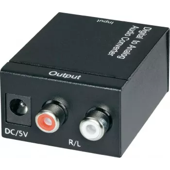 SpeaKa Professional 989149 AV-Konverter — Toslink (optisch) auf RCA digitaler Audioadapter