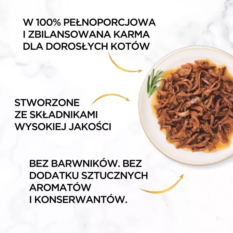 PURINA Gourmet Gold Succulent Delights Beef - Nassfutter für Katzen - 85g
