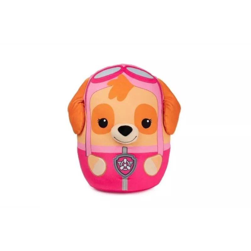 PAW Patrol Skye Squish Plüsch, offizielles Spielzeug aus der beliebten Zeichentrickserie, knautschbares Stofftier für Kinder ab 1 Jahr, 12 Zoll