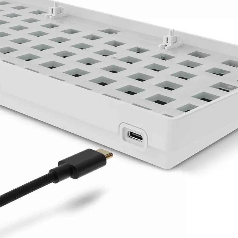 Sharkoon SKILLER SGK50 S2 White Barebone-Tastaturkit