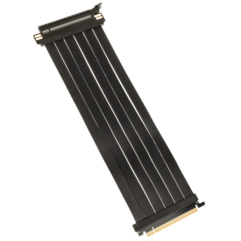 Kolink PCI Express 5.0 x16 zu x16 Riser-Kabel, 180 Grad, schwarz – 30 cm