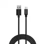 Savio CL-129 USB-Kabel 2 m USB 2.0 USB A USB C Schwarz