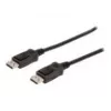 Anschlusskabel DisplayPort mit Verriegelung 1080p 60Hz FHD Typ DP / DP M / M schwarz 1m