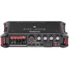 Tragbarer Audiorecorder Tascam FR-AV4 — 6-Kanal, 4 XLR-Kombi + 2x 3,5 mm, 24/32-Bit, 48/96/192 kHz, MicroSD bis 512 GB, USB-C, PD