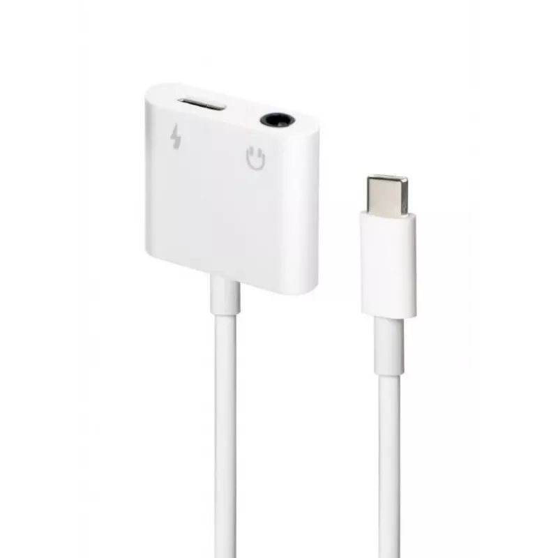 Kabel-Adapter Gembird A-CM-3.5FP-01 — CDLA USB Type-C auf 4-polig 3,5 mm