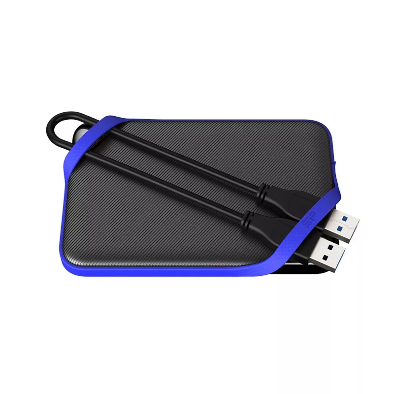 Externe Festplatte Silicon Power A62S 2TB, USB Typ-A 3.2 Gen 1, Blau/Schwarz