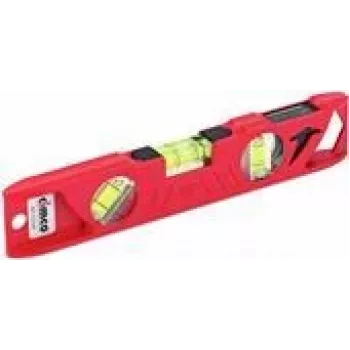 Wasserwaage Cimco 211528 0,25 m Rot Breite 250 mm Tiefe 45 mm Höhe 19 mm