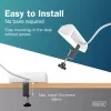 Mehrfachsteckdose DIGITUS 3-fach mit 2×USB-A und 1×USB-C, 3 AC-Steckdosen Typ E/F, 1,5 m Kabel, weiß