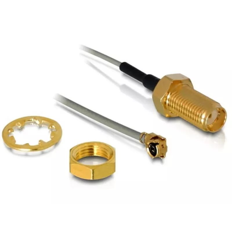 Koaxialkabel DeLOCK 88419 I-PEX M / SMA F 0,2 m Grau