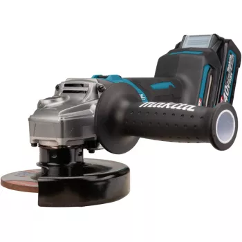 Akku-Winkelschleifer GA008GM201 XGT, 40Volt (Blau/schwarz, 2x Li-Ion XGT Akku 4,0Ah, MAKPAC Größe 4)