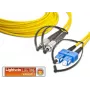 Lightwin LDP-09 FC-SC 3.0 Glasfaserkabel 3 m 2x FC 2x SC OS2 Gelb (LDP-09 FC-SC 3.0)