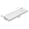 Kabelgebundene Tastatur Hama CK-200 USB Weiß