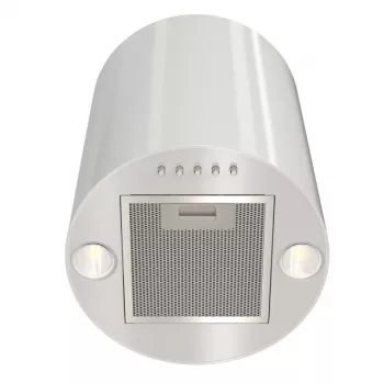 Dunstabzugshaube MAAN Elba Mini WPB 431 — weiß, Stahlgehäuse, elektronische Steuerung, 120–300 m³/h, ø310 mm, Höhe 400 mm