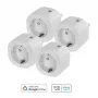 Smart-Steckdosen-Bundle Omajin OBU-4SP-SK-01 — 4er-Pack WLAN-kompatible intelligente Steckdosen