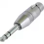 Neutrik NA3FP - Audio-Adapter - XLR3 (W) auf Stereo-Klinkenstecker (M) (NA3FP)