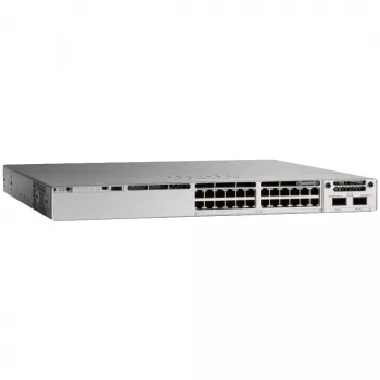 Catalyst 9300 - Network Essentials - Switch - managed - 24 x 100/1000/2500/5000/10000 (10G Ethernet) RJ-45