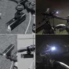 Rockbros RHL1000 24610002001 1000 lm Front-Fahrradlicht + USB-C auf USB-A Kabel, schwarz