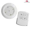 Maclean Energy MCE165 Fernbedienungs-LED-Lampen-Set, AAA-Batterien, 6 Stück im Set