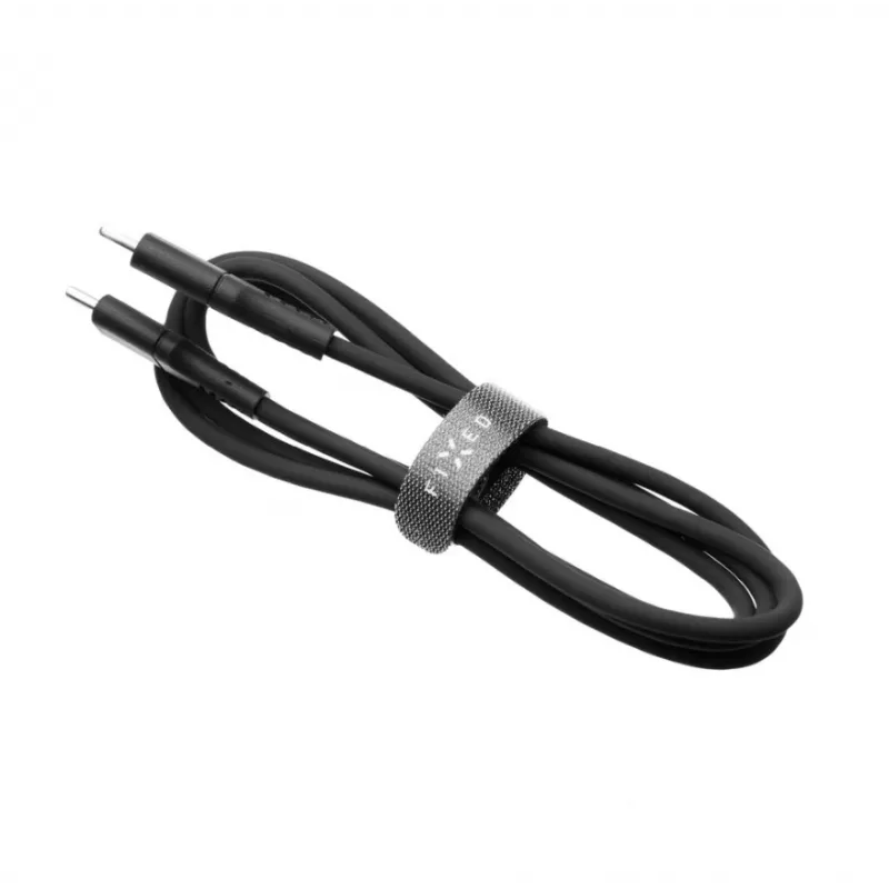 USB-C-auf-USB-C-Festkabel FIXED FIXDLS-CC2-BK — 2 m, 60 W