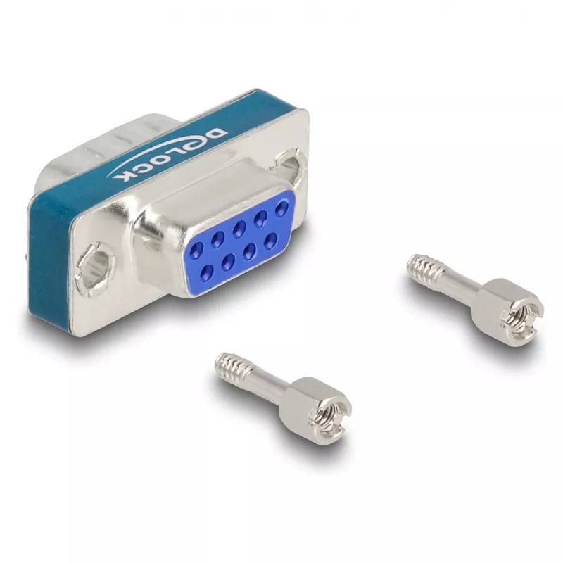 DeLOCK RF/EMI-Entstörfilter D-Sub 9-polig Stecker auf Buchse induktiver Tiefpass