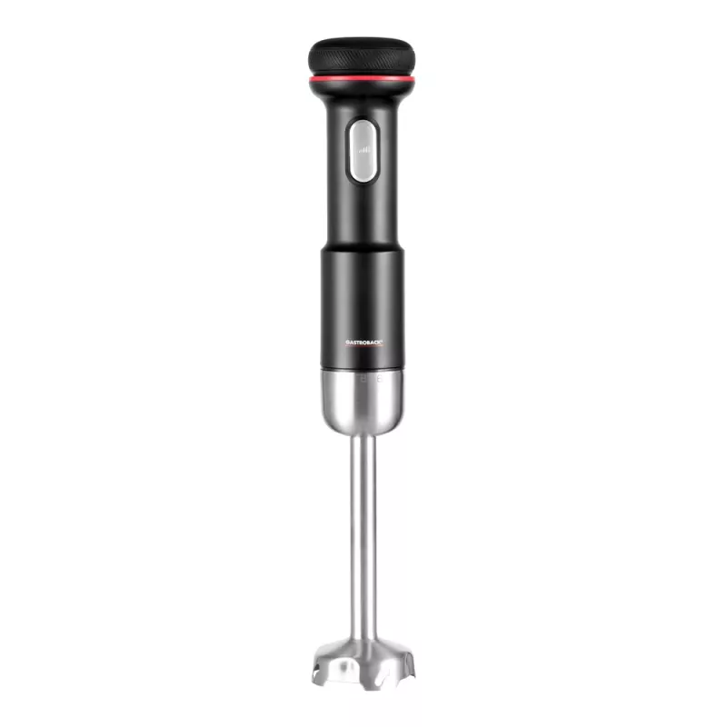 Stabmixer GASTROBACK Cordless Design 5-in-1 — 180 W, 0,5-L-Schüssel, batteriebetrieben, Edelstahlklingen