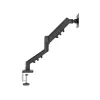 Monitorhalterung TRACER Pivot Master TRAUCH47659 — höhenverstellbar, neig-/drehbar, VESA 100×100, bis 9 kg, für 13–32 Zoll Bildschirme, Tischmontage, schwarz