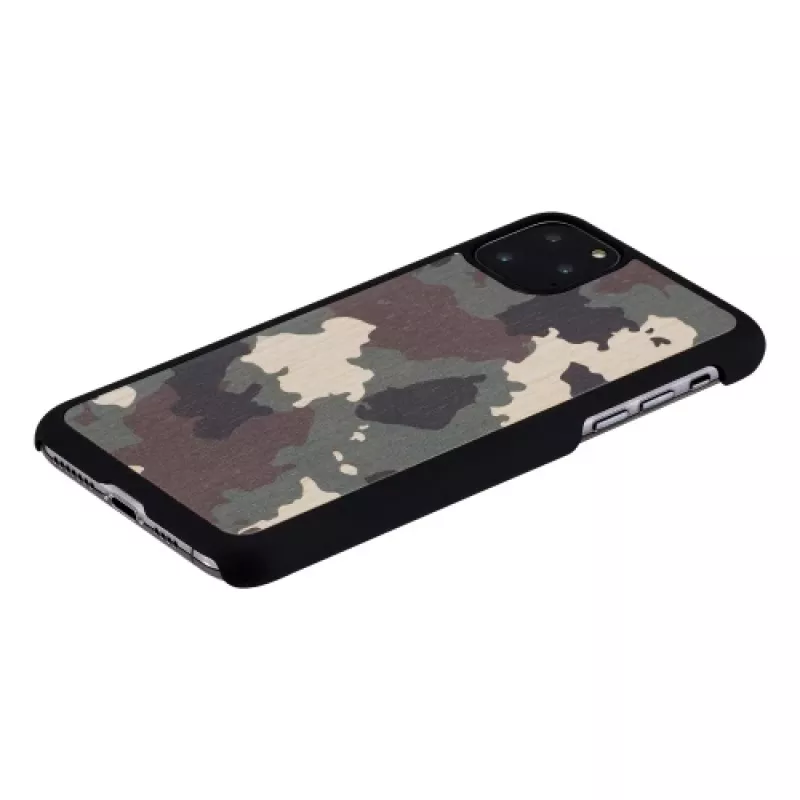 Smartphone-Hülle man and wood für iPhone 11 Pro Max — Tarnung Schwarz