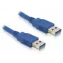 USB-Kabel DeLOCK 0,5 m USB 3.0 USB 3.2 Gen 1 A-A Blau