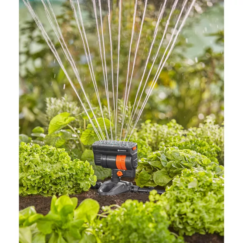 Oszillierender Wassersprinkler Gardena 13325-20 Schwarz 1 Stück