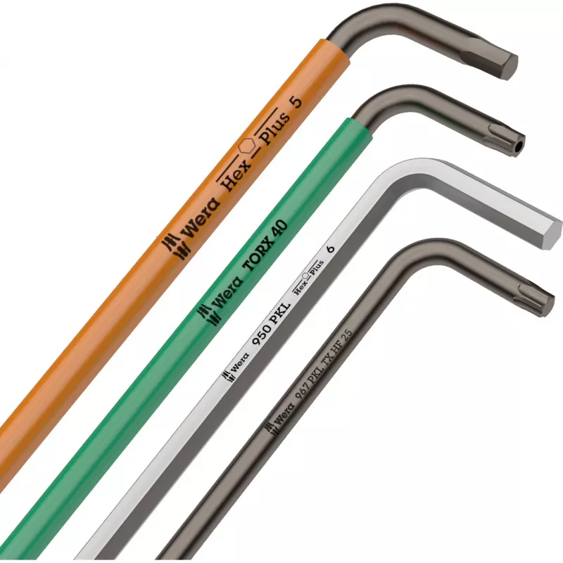 L-förmiger Inbusschlüsselsatz Wera 950/9 Hex-Plus 1
