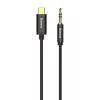 Baseus Yiven Audiokabel USB-C auf Miniklinke 3,5 mm, 1,2 m (Schwarz)