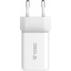 Wand-USB-C-Ladegerät YENKEE G35D 2x18W Power Delivery 3.0 3A
