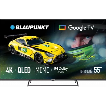 Blaupunkt QLED-Fernseher | 55QBG6000S | 55 | Smart-TV | Google TV | Schwarz