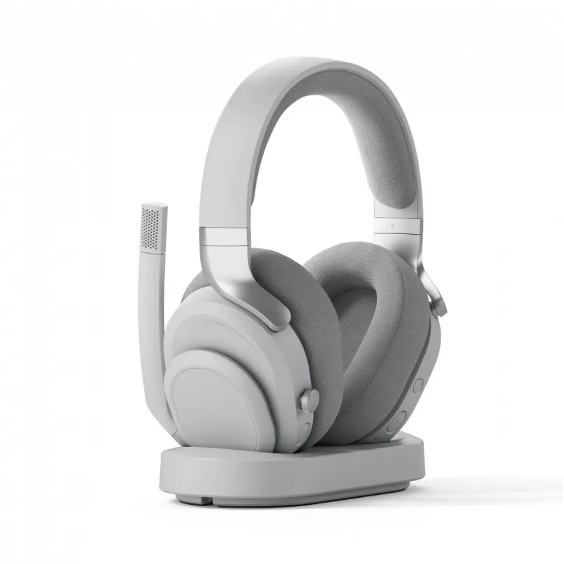 Fractal Design Scape Headset Kabelgebunden & Kabellos Kopfband Musik Ladestation Grau
