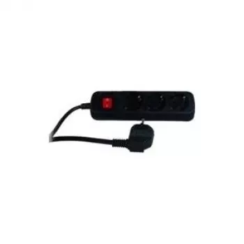 Überspannungsschutz REV 512371555 Schwarz 3 AC-Steckdosen 250 V