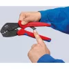 Knipex 97 33 02 Kabelcrimpzange Crimpwerkzeug Blau, Rot